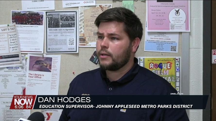 Heir Force Community School students explore nature at the Tecumseh Nature Preserve