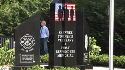 New memorial pays tribute to veterans and first responders at Shawnee Township Cemetery