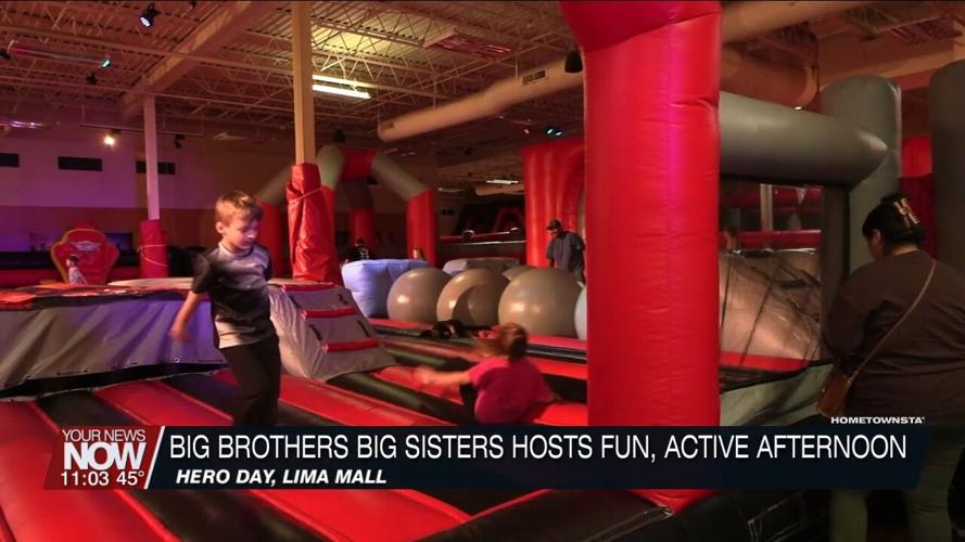 Hero Day at Lima Mall hosts Big Brothers Big Sisters of West Central Ohio for holiday party