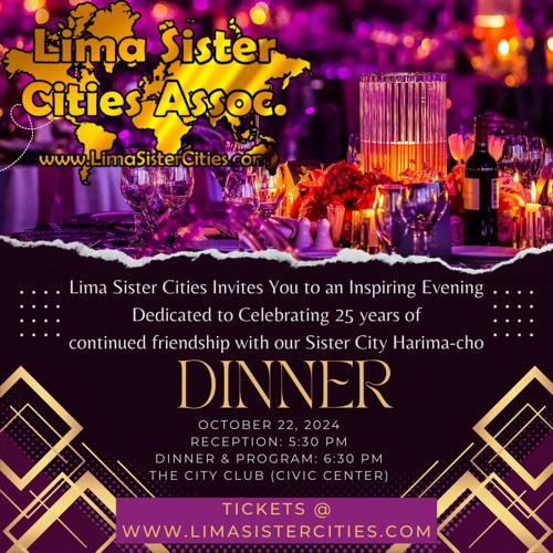 Lima Sister City Dinner Invitation