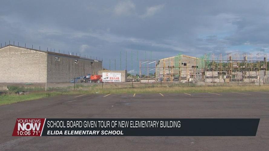 Elida School Board members given in-progress tour of new elementary building