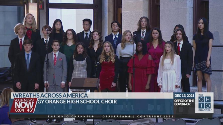 Ohio officials hold a Wreaths Across America event to honor fallen military personnel