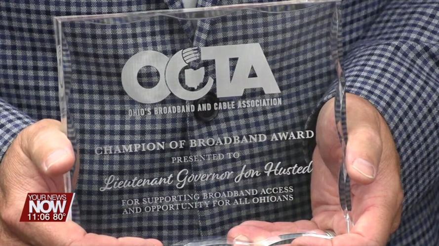 Husted gets named 1st Champion of Broadband by Ohio's Broadband and Cable Association
