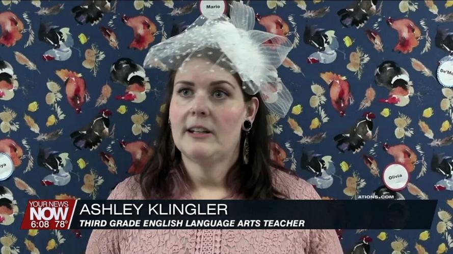 Liberty Arts Magnet students take part in a Mad Tea Party from Alice in Wonderland