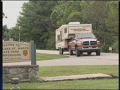 Camping at Grand Lake St. Marys