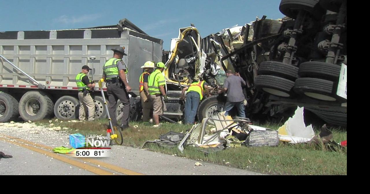 Delphos man transported by Life Flight after two truck crash in News