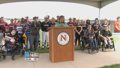 Groundbreaking on "Rotary Field of Dreams" for Allen County Abilities Baseball League
