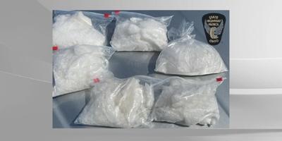 Troopers seize 6 pounds of methamphetamine in Shelby County