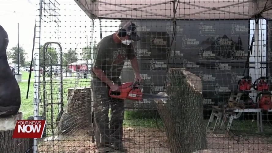 Bear Hollow Wood Carvers revving up crowds with beautiful chainsaw sculpted art