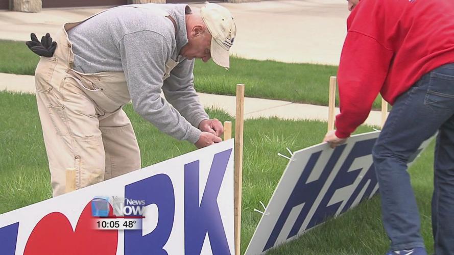 Local donation provides signs recognizing first responders as heroes