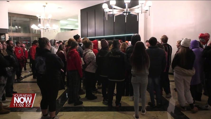 Dozens attend vigil in honor of late Wapakoneta teen AJ Moorman