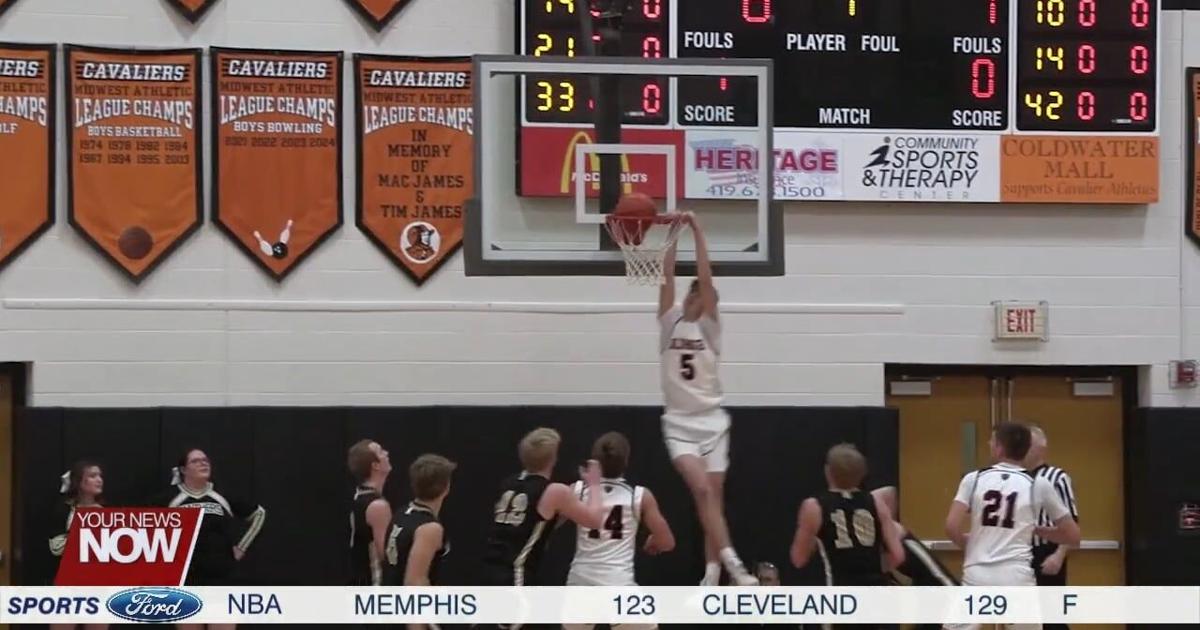 Play of the Week - 02/23/25: Coldwater's Baylen Blockberger erupts for ...