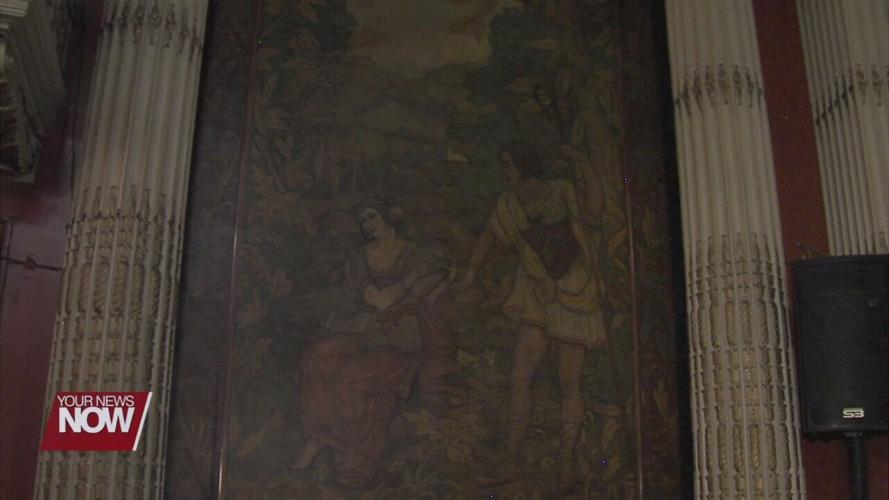 Ohio Theatre original murals unveiled, set for restoration