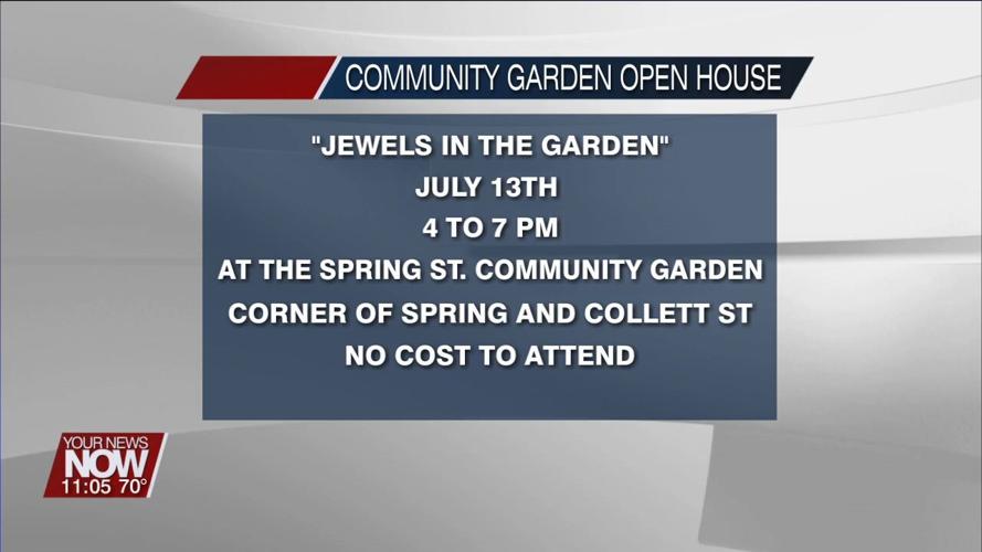 LACNIP holding Open House at Spring St. Community Garden on July 13th