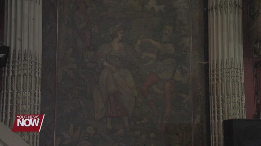 Ohio Theatre original murals unveiled, set for restoration