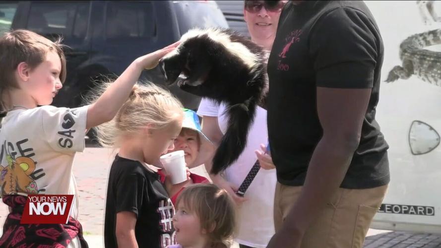 Things are getting wild at the Alger Public Library as exotic zoo kicks off summer reading program