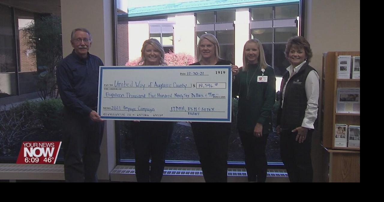 United Way of Auglaize County receives big donation for 2021 campaign