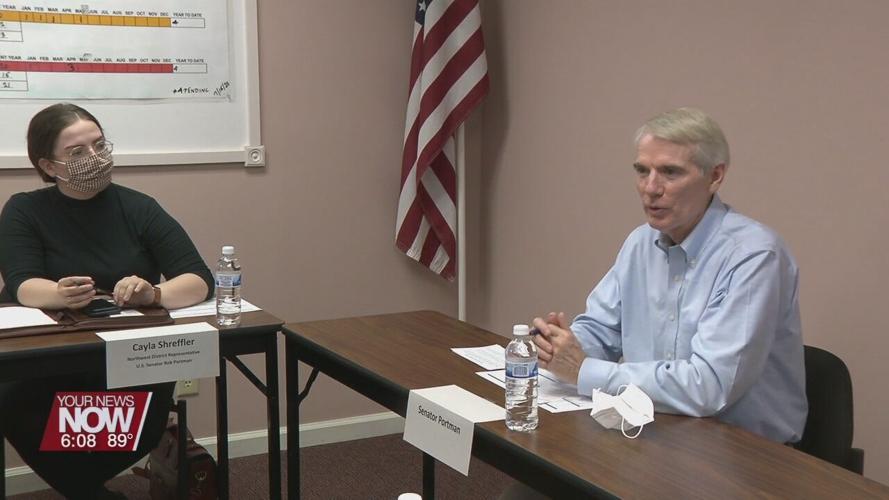 Portman visits Lima and Findlay to talk about manufacturing and drug abuse