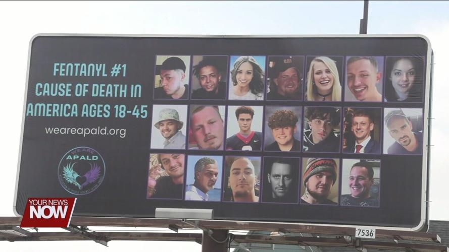 APALD billboards raise awareness about the dangers of fentanyl