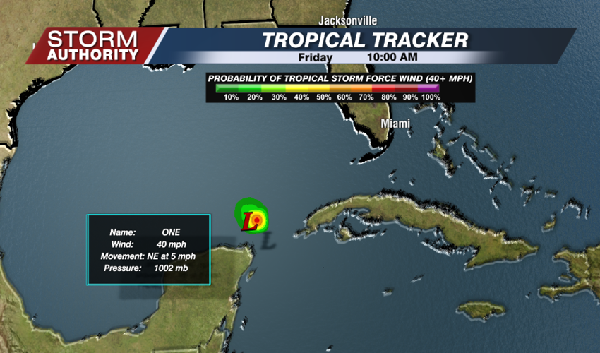 Potential Tropical Cyclone One
