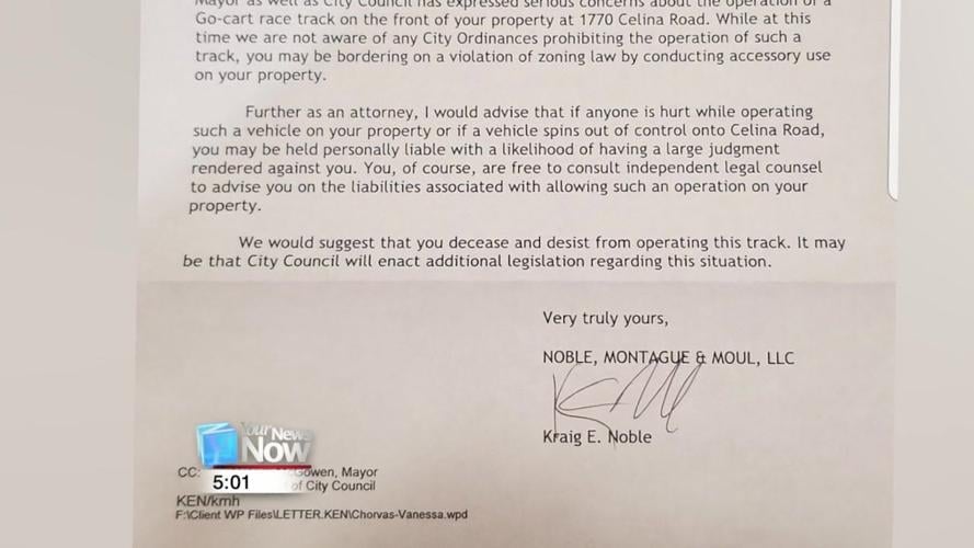 City and homeowner in struggle over use of homemade go-kart track 2.jpg