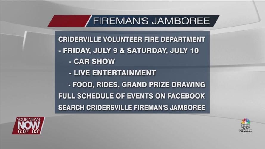 Cridersville Fireman's Jamboree July 9th & 10th, come out and support the department