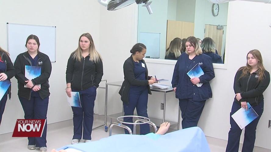 Rhodes State College shows students the types of technologies they will use in the health field
