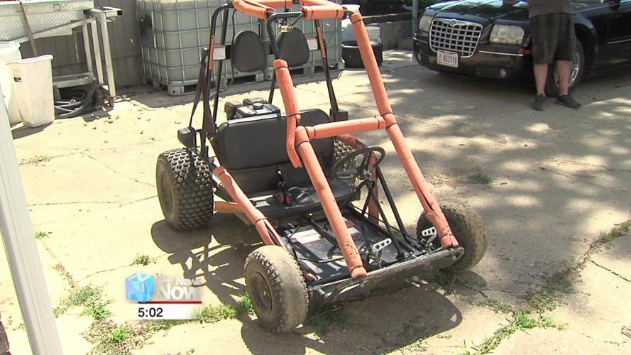 City and homeowner in struggle over use of homemade go-kart track 1.jpg