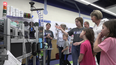 Growing STEM: Allen East students show off their robotics projects