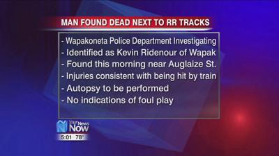 Wapakoneta police investigating a man found dead next to railroad tracks 1.jpg