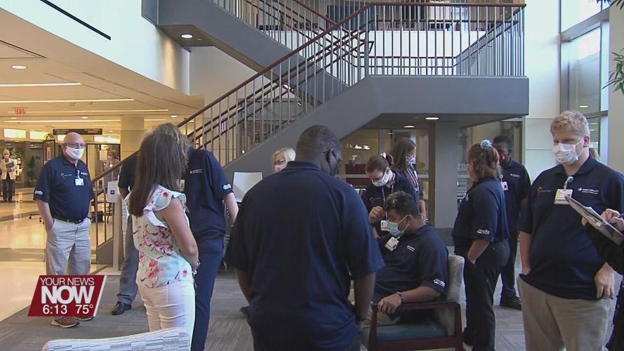 Students of the 8th Project SEARCH meet & greet at Mercy Health-St. Rita's