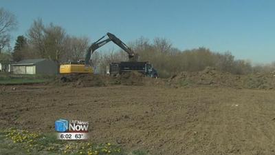 Preliminary work underway for the 13-million gallon overflow storage tank