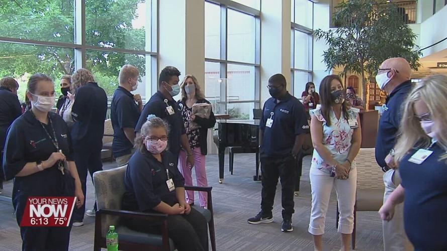 Students of the 8th Project SEARCH meet & greet at Mercy Health-St. Rita's