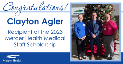 Mercer Health Medical Staff awards Medical Student Scholarship