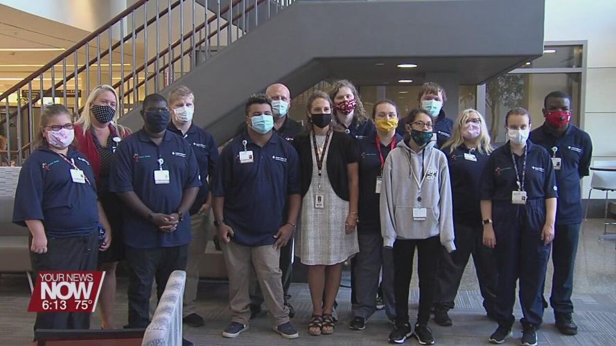 Students of the 8th Project SEARCH meet & greet at Mercy Health-St. Rita's