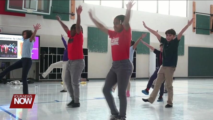 Students at Liberty Arts Magnet learn some moves thanks to a visit from the Dayton Contemporary Dance Company