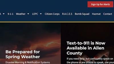 Allen County EMA launches user-friendly website to improves access to safety and alert information