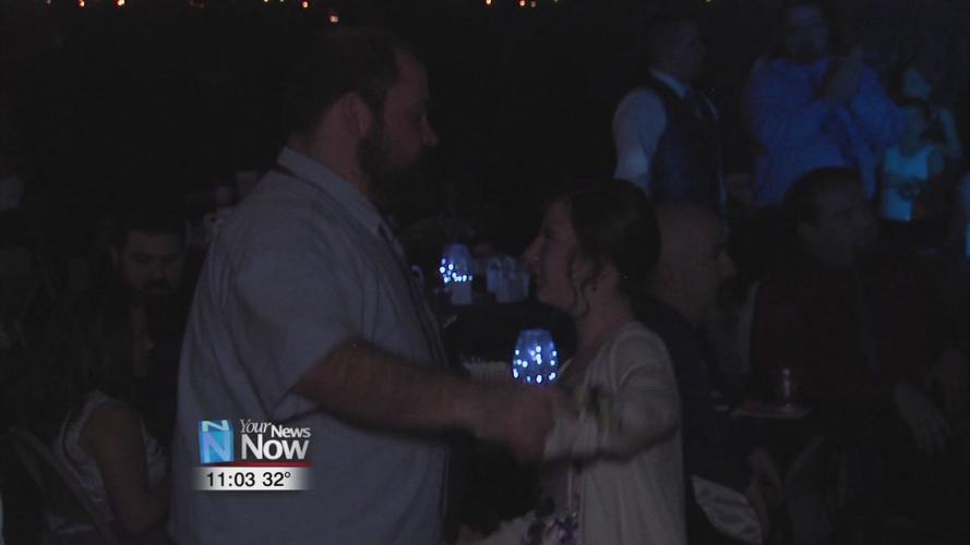 Dads and daughters came dressed to the nines for the father-daughter dance at Maplewood