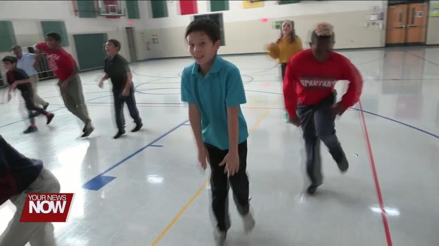 Students at Liberty Arts Magnet learn some moves thanks to a visit from the Dayton Contemporary Dance Company