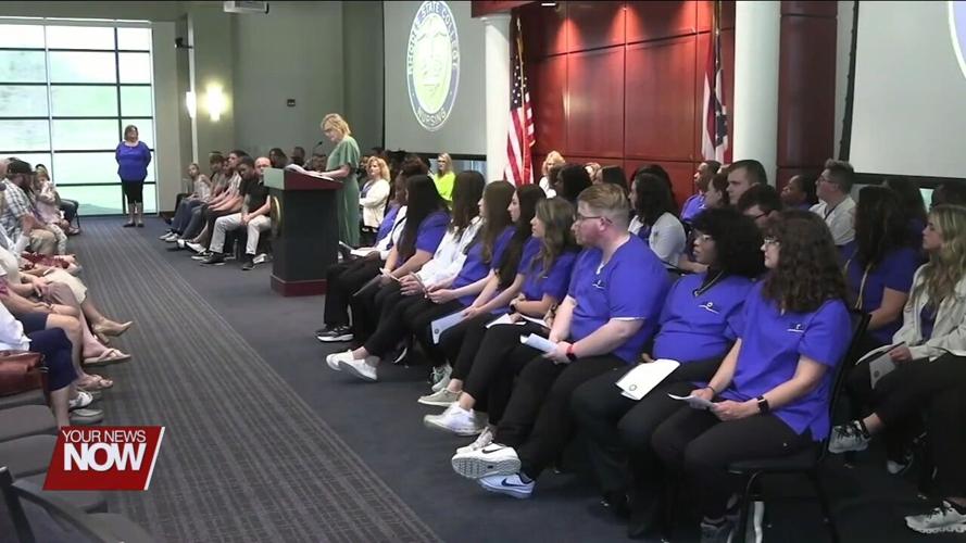 Rhode State College Honors Nursing Students with RN Pinning Ceremony