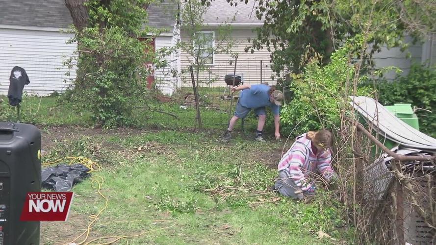 Community comes together to clean Ella B's Mental Health Home in Lima