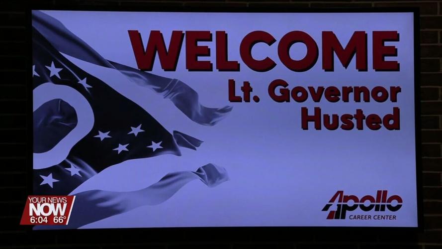 Lt. Gov. Jon Husted visits Apollo Career Center to learn more about the area's workforce development