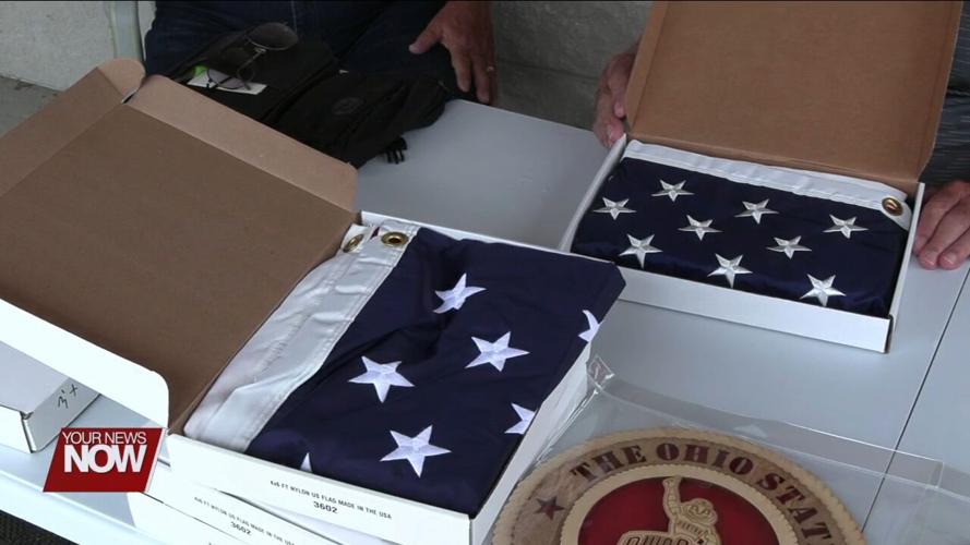 Village of Elida & Allen Co. Marine Corp. League team up for Flag Exchange for Flag Day