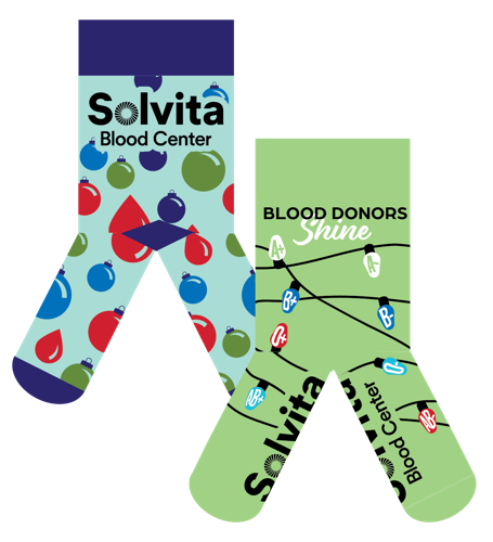 Solvita Holiday Socks Nov. 4-Dec.14 graphic