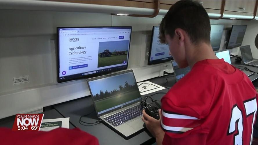 Students with an interest in agriculture get to see what Rhodes State College has to offer