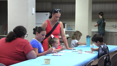 Dinosaur art brings reading to life at the Auglaize County Library