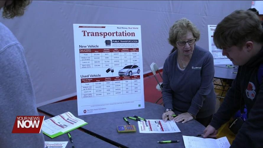 Lima Senior students put their budgeting skills to the test with "Real Money. Real World."