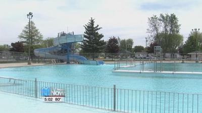 Preparing the pool in Delphos