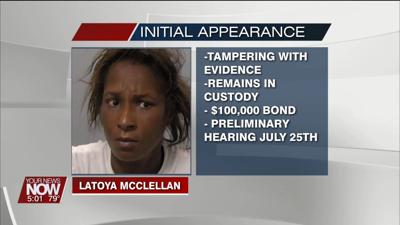 Woman who is suspected of tampering with evidence in Reese Avenue shooting makes her initial court appearance