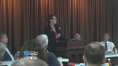 Justice Sharon Kennedy spoke to Allen County Republicans about Veterans Courts